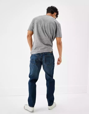 Jean American Eagle AE AirFlexAthletic Fit Bleu Homme | EMJ-80331958